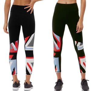 NWT Sweaty Betty Union Jack Power Leggings Medium